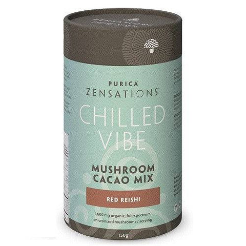 Purica Zensations Chilled Vibe Red Reishi Mushroom Cacao Drink 150g - YesWellness.com
