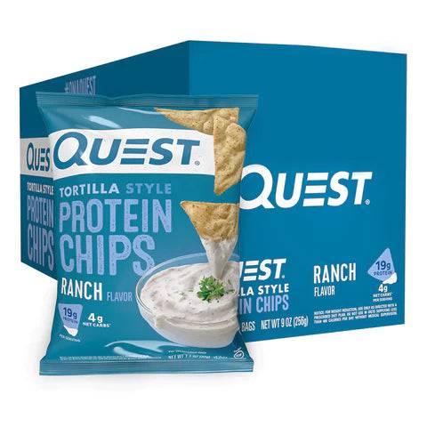 Quest Tortilla Style Protein Chips 12 Bag Box (Various Flavours) - YesWellness.com