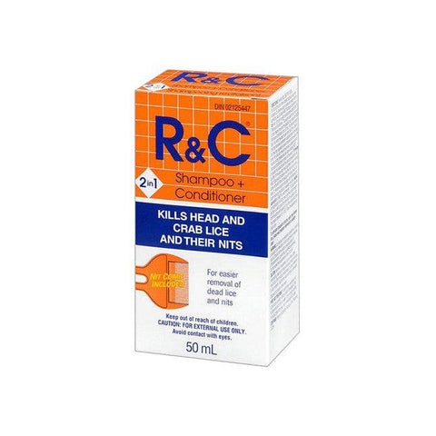 R & C 2 in 1 Shampoo + Conditioner 50mL - YesWellness.com