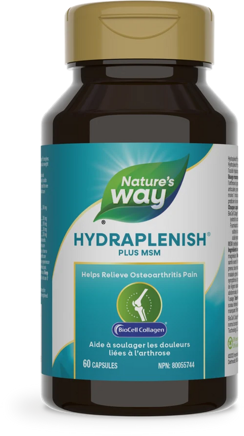 Nature's Way Hydraplenish Plus MSM & Collagen 60 Capsules