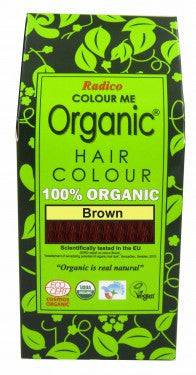 Radico Organic Hair Colour Powder Brown 100 grams - YesWellness.com