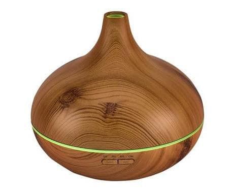 Relaxus Aromatherapy Essentials Aromamist Ultrasonic Diffuser with Multi-Colour LED - Light Wood - YesWellness.com