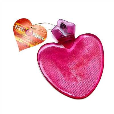 Relaxus Heart Warmer Hot Water Bottle-Red - YesWellness.com