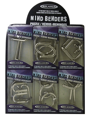 Relaxus Mind Blenders Metal Wire Puzzle - YesWellness.com