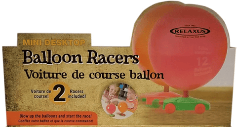 Relaxus Mini Desk Balloon Racers - YesWellness.com