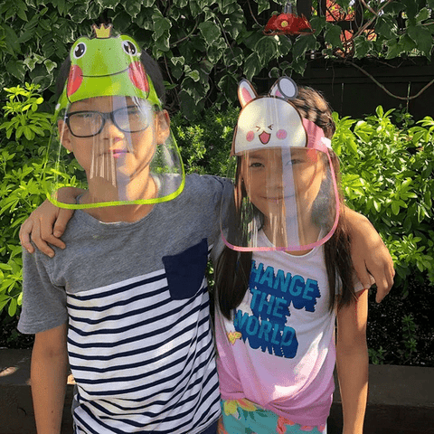 Relaxus PPE Kids Face Shield (Assorted Animal Designs) - YesWellness.com