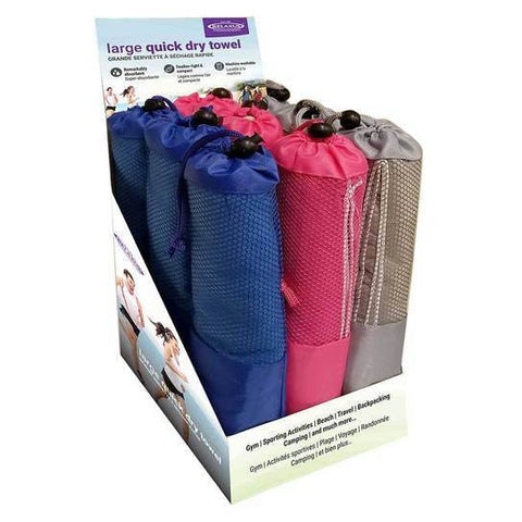 Relaxus Quick Dry Sports Towel (Assorted Colours) - YesWellness.com