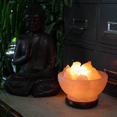 Relaxus Himalayan Salt Lamp - Bowl of Fire - YesWellness.com