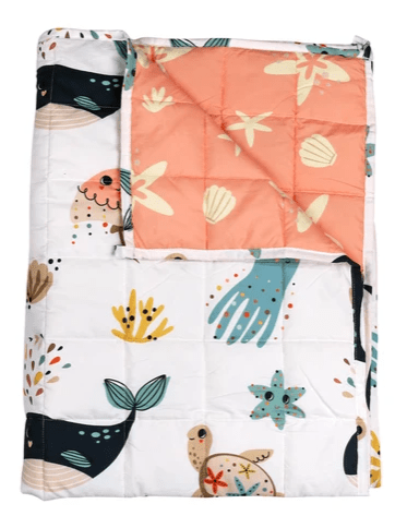 Relaxus Sensory Calming Weighted Blanket for Kids - Marine Kingdom (36x48 inches - 5Ibs) - YesWellness.com