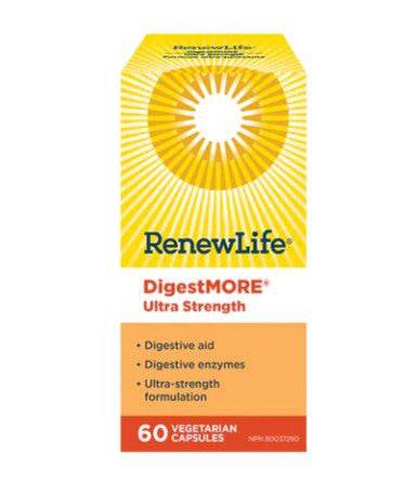 Expires January 2026 Clearance Renew Life DigestMORE Ultra Strength 60 Vegetable Capsules