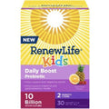 Expires May 2024 Clearance Renew Life Kids Daily Boost Probiotic 10 Billion Active Cultures (Fruit Punch) 30 Packets - YesWellness.com
