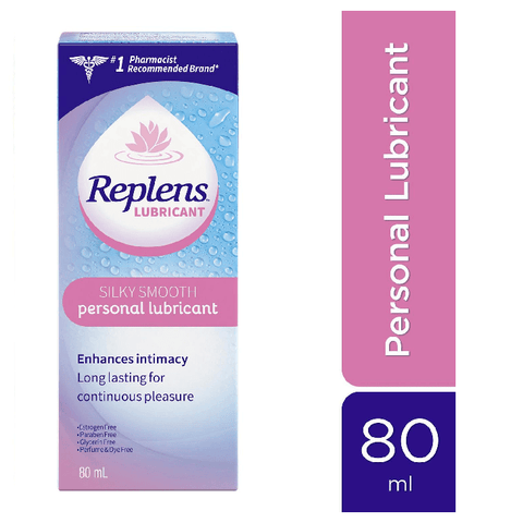 Replens Lubricant Silky Smooth Personal Lubricant 80mL - YesWellness.com