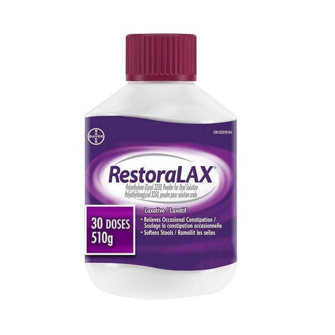 Restoralax Laxative Powder 30 Doses 510g - YesWellness.com