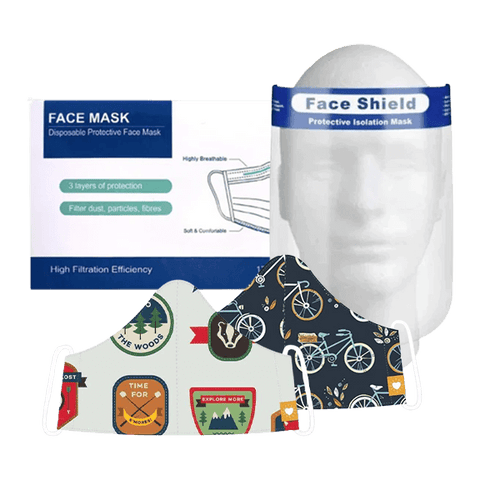 Reusable And Disposable Masks Activity Patterns Bundle