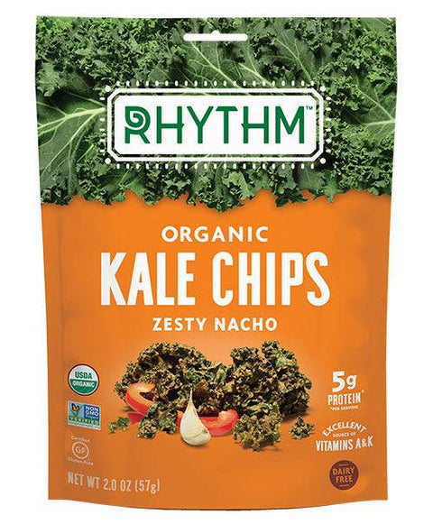 Rhythm Superfoods Kale Chips - Zesty Nacho 57 g (Case of 12) - YesWellness.com