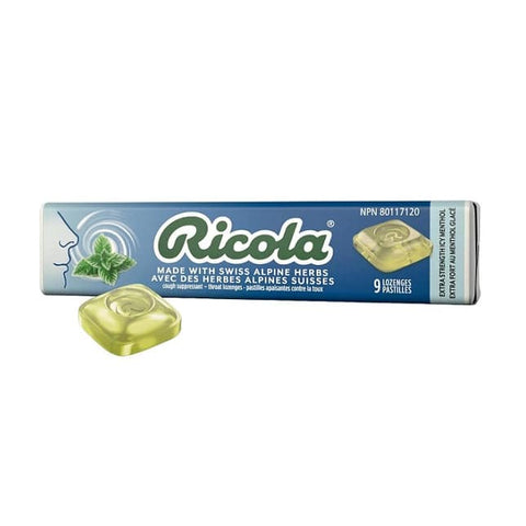 Ricola Extra Strength Icy Menthol 9 Lozenges - YesWellness.com