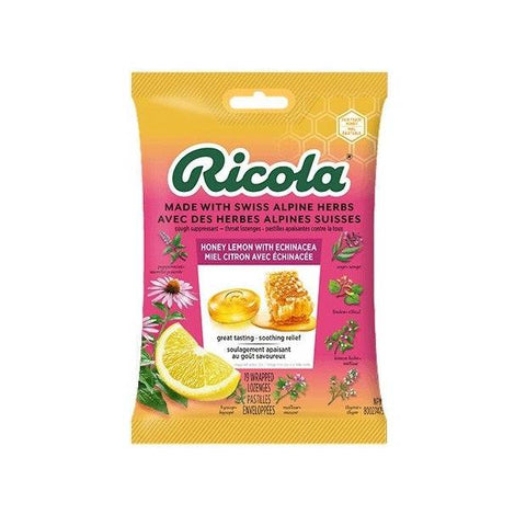 Ricola Honey Lemon with Echinacea Soothing Drops - YesWellness.com
