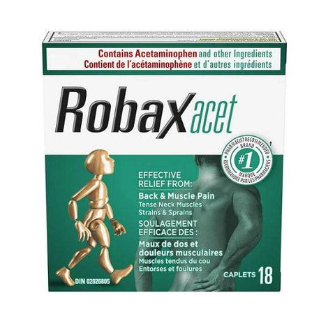 Expires January 2026 Clearance Robaxacet 18 Caplets