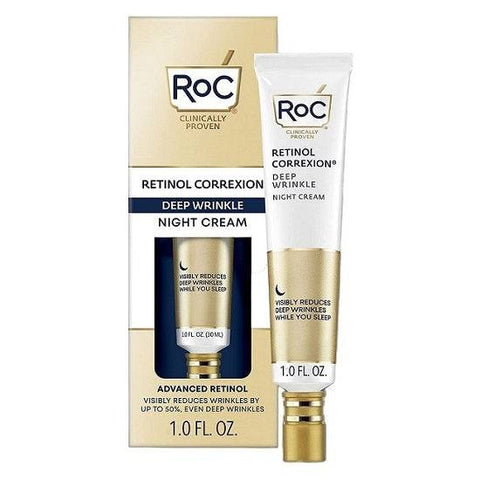 RoC Retinol Correxion Deep Wrinkle Night Cream 30mL - YesWellness.com