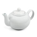 RSVP International 16Oz Stoneware Teapot - White - YesWellness.com