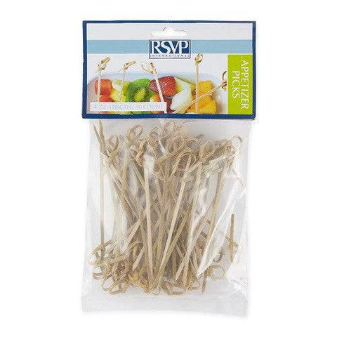 RSVP International Bamboo Knot Picks - 4 1/2In - 50 CT - YesWellness.com