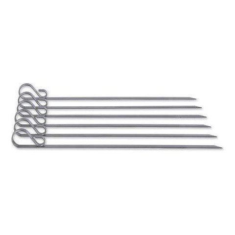 RSVP International Endurance Stainless Steel Flat Skewers Set of 6 - YesWellness.com