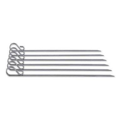RSVP International Endurance Stainless Steel Flat Skewers Set of 6 - YesWellness.com