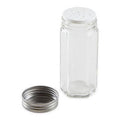 RSVP International Glass Bottle - Hexagonal - Clear - 3Oz - YesWellness.com