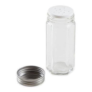 RSVP International Glass Bottle - Hexagonal - Clear - 3Oz - YesWellness.com
