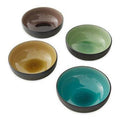 RSVP International Japanese Crackle Porcelain Rice Bowl 4.5In Single Bowl (Assorted Colours) - YesWellness.com
