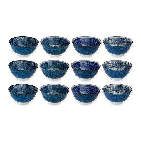 RSVP International Japanese Porcelain Single Bowl 14oz (Assorted Patterns) - YesWellness.com