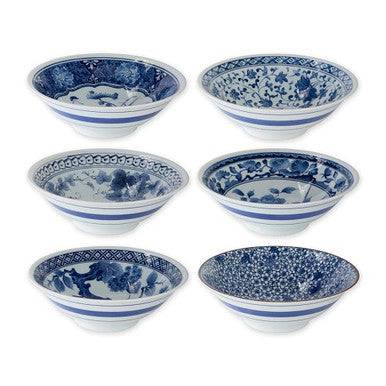 RSVP International Japanese Porcelain Single Bowl 20oz (Assorted Pattern) - YesWellness.com