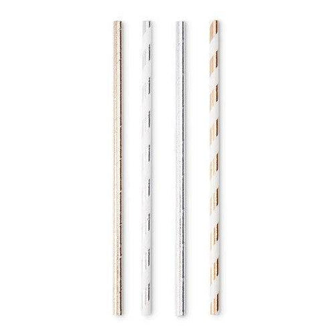 RSVP International Metallic Paper Straws - 100 CT - YesWellness.com