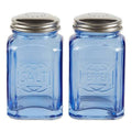 RSVP International Retro Glass Salt & Pepper Set - Blue - YesWellness.com