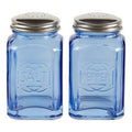 RSVP International Retro Glass Salt & Pepper Set - Blue - YesWellness.com