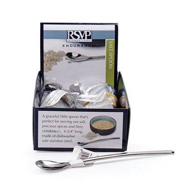 RSVP International Salt/Condiment Spoon - 24 Pc - YesWellness.com