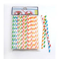RSVP International Striped Paper Straws - 100 CT - YesWellness.com