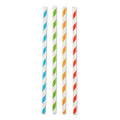 RSVP International Striped Paper Straws - 100 CT - YesWellness.com