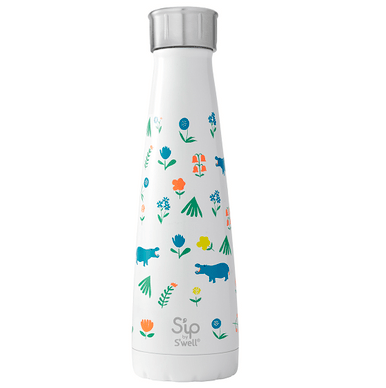 S'ip by S'well Water Bottle Happy Hippos 15oz - YesWellness.com