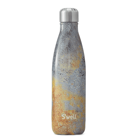 S'well Bottle Patina Collection Stainless Steel Water Bottle Golden Fury 17oz - YesWellness.com