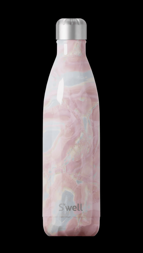 S'well Element Collection Stainless Steel Water Bottle Geode Rose - YesWellness.com