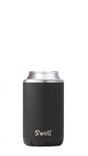 S'well Stainless Steel Chiller Cans and Bottles Onyx 12oz - YesWellness.com