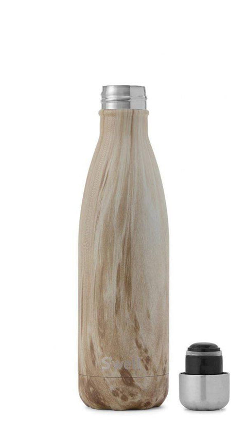 S'well Stainless Steel Water Bottle Blonde Wood 17 oz - YesWellness.com