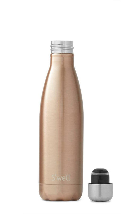 S'well Stainless Steel Water Bottle Pyrite 17 oz - YesWellness.com