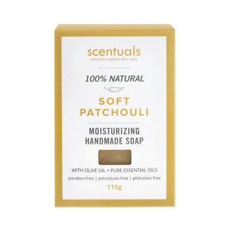 Scentuals 100% Natural Moisturizing Handmade Soap Soft Patchouli 115g - YesWellness.com