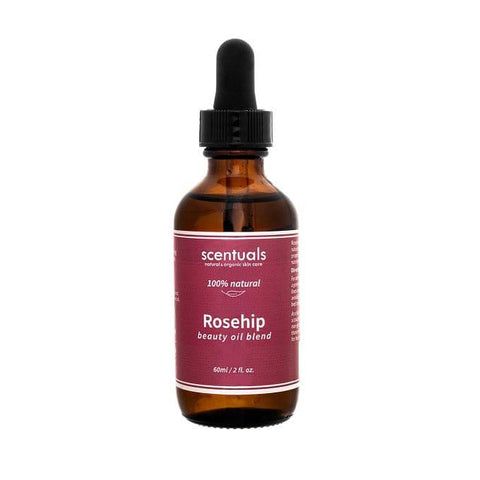 Scentuals 100% Natural Rosehip Beauty Oil Blend 60mL - YesWellness.com