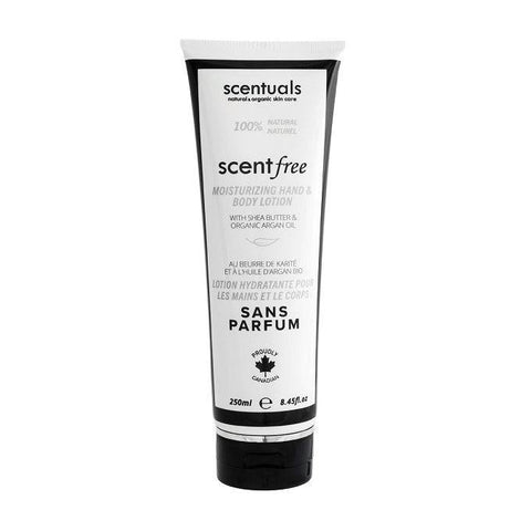 Scentuals 100% Natural Scent Free Lotion 250mL - YesWellness.com