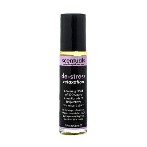 Scentuals 100% Pure Essential Oil De-Stress Aromatherapy Roll On - YesWellness.com