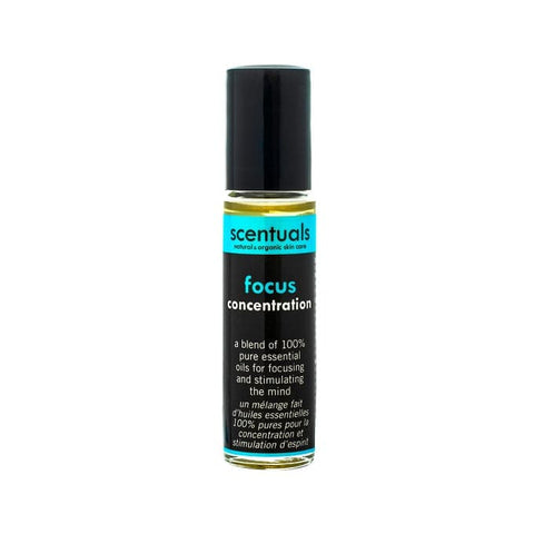 Scentuals 100% Pure Essential Oil Focus Aromatherapy Roll On - YesWellness.com
