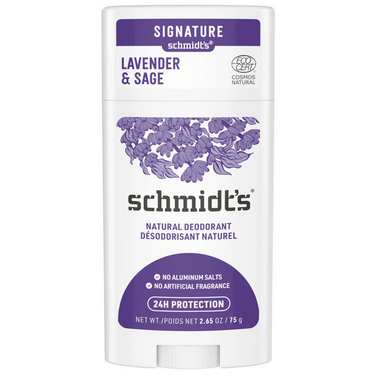 Schmidt's Natural Lavender and Sage Deodorant Stick 75g - YesWellness.com